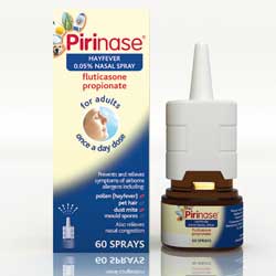Steroid nasal sprays for hay fever