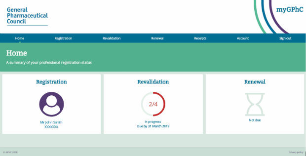 GPhC revalidation