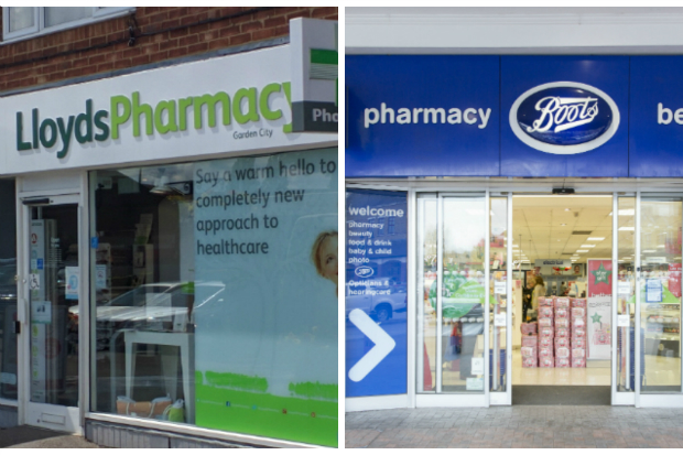 LloydsPharmacy and Boots